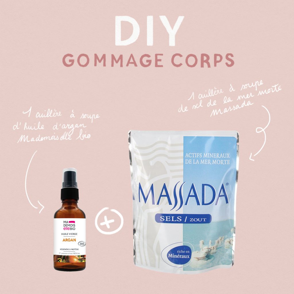 DIY : Gommage corps slide 
