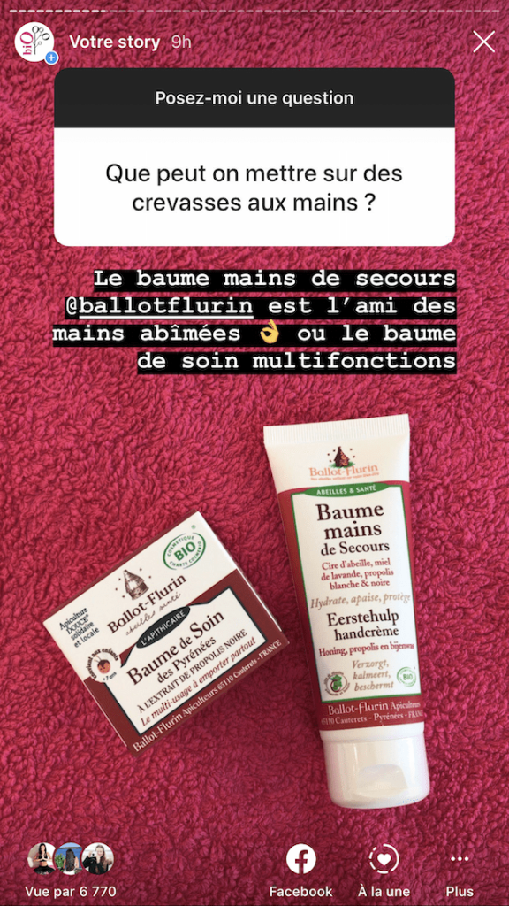 Story Instagram Boutique Vaugirard – Février 2020 slide 8