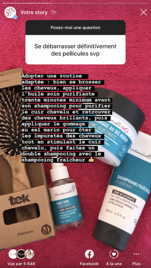 Story Instagram Boutique Vaugirard – Février 2020 slide 16