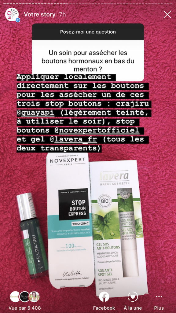 Story Instagram Boutique Vaugirard – Février 2020 slide 18