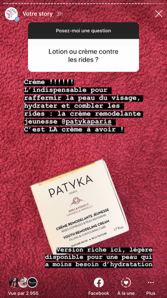 Story Instagram Boutique Vaugirard – Février 2020 slide 38