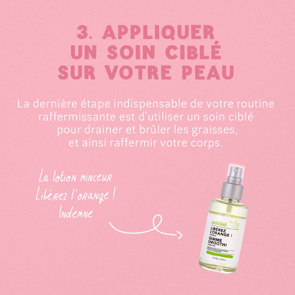 Guide : Routine raffermissante slide 4