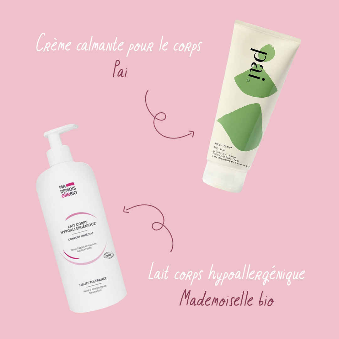 selection lait pour le corps