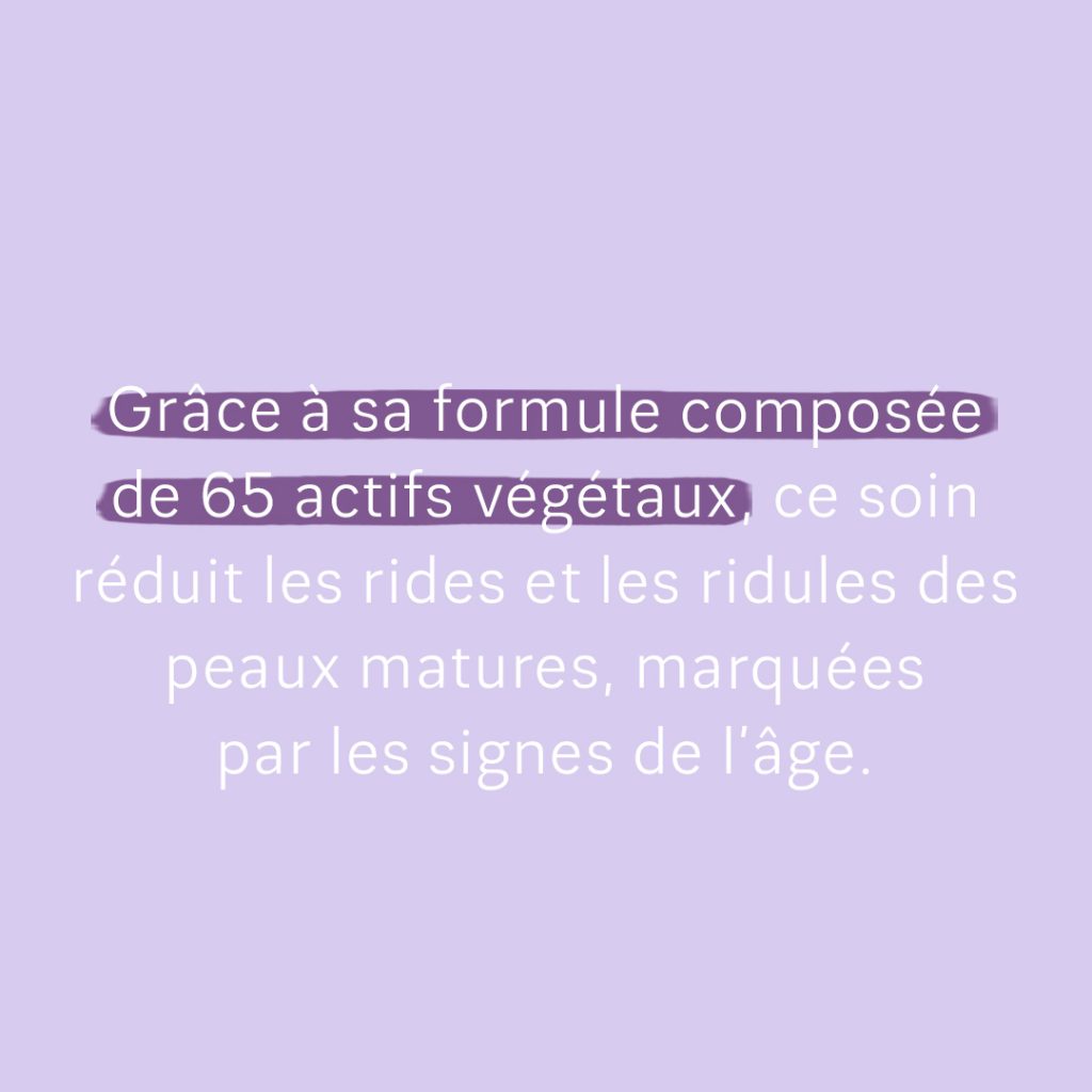 description soin anti age global oolution