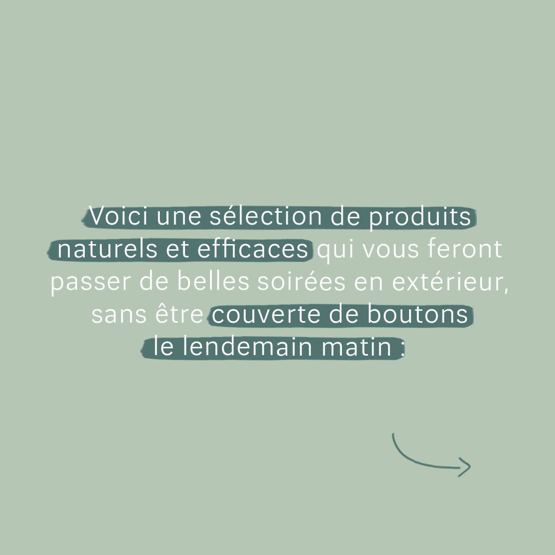 sélection de produits contre les moustiques