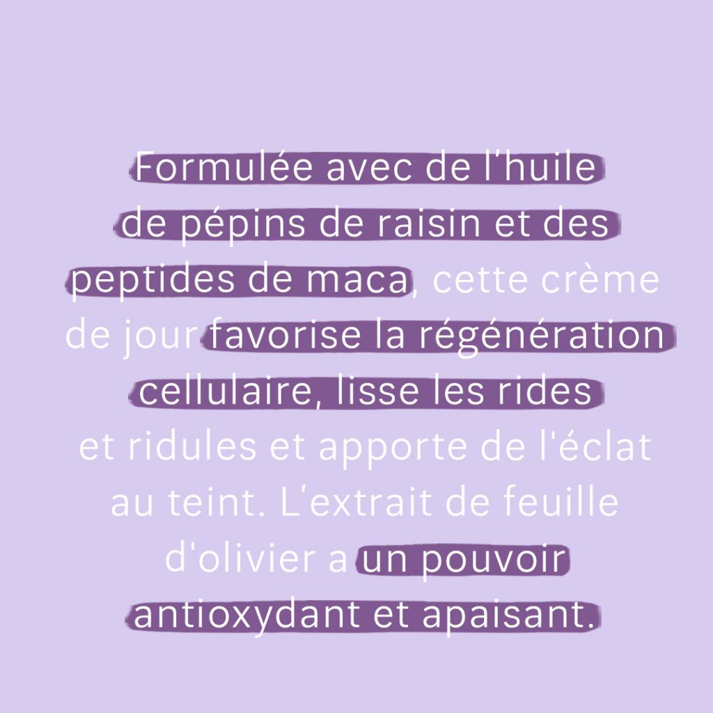 description crème de jour raffermissante weleda