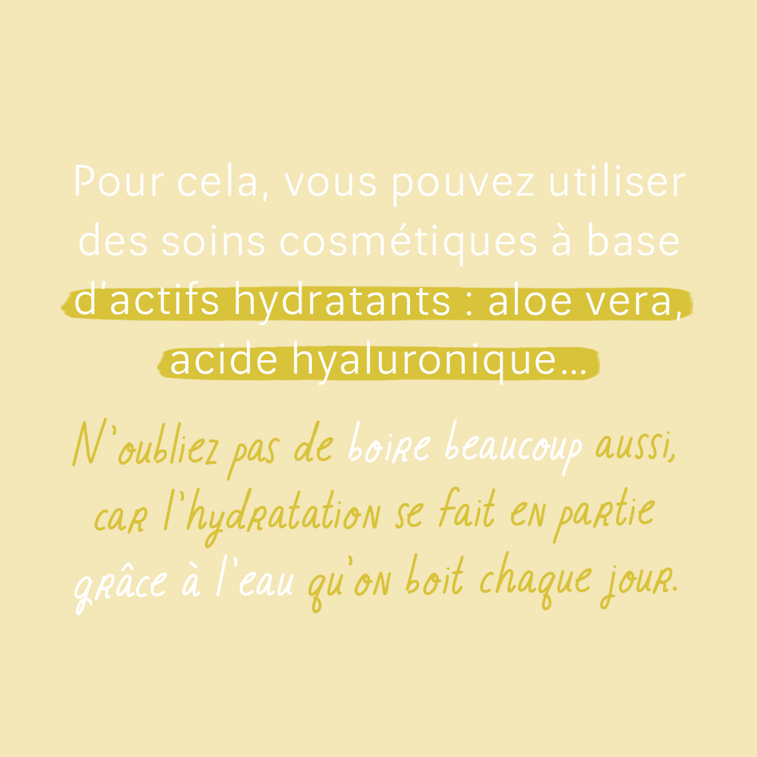 actifs pour hydrater sa peau 