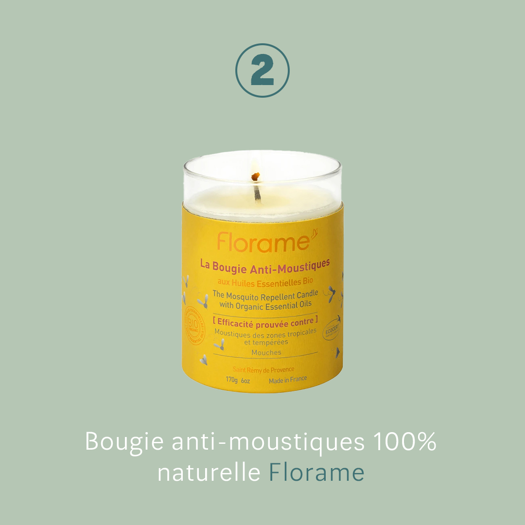 bougie anti moustiques florame