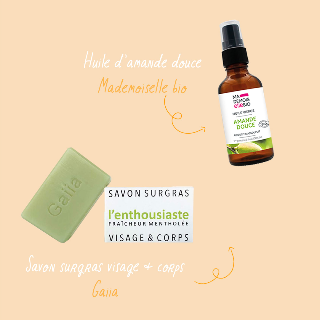 produits pour retirer crème solaire 