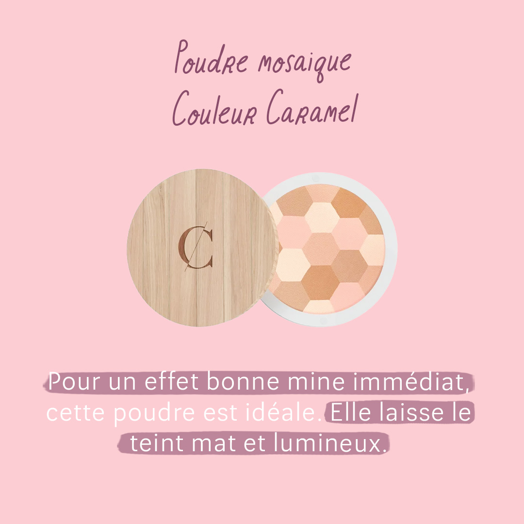 poudre mosaïque couleur caramel